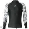 Top Lycra Rashguard NOIR/BLANC Homme Manches Longues - Aqualung