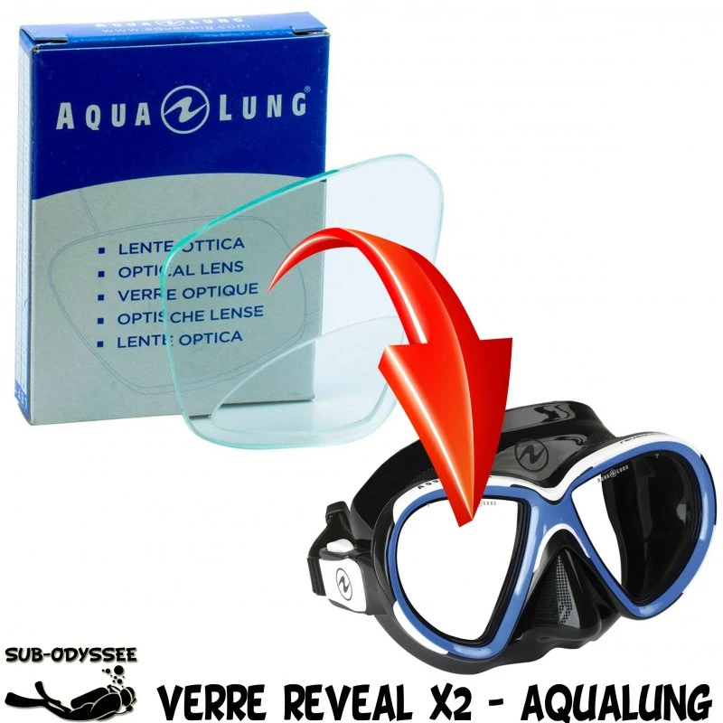 Verre Correcteur REVEAL X2 Positif (+1.5 à +3.0) - Aqualung 1 Verre Correcteur REVEAL X2 Positif (+1.5 à +3.0) - Aqualung