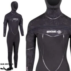 MED C-ZIP Monopièce 8mm Avec Cagoule Femme - Beuchat