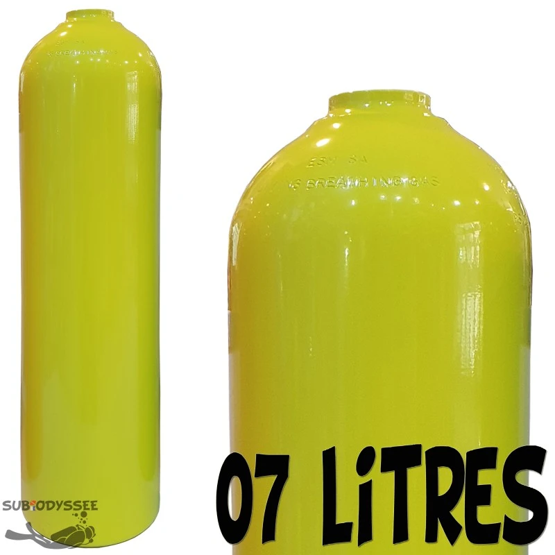 Bouteille 07 Litres 230 Bars Aluminium COULEUR - LUXFER 1 Bouteille 07 Litres 230 Bars Aluminium COULEUR - LUXFER