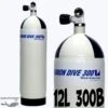 Bouteille Carbone 12 Litres 300 Bars + Robinet 1 Sortie - Carbon Dive