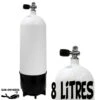 Bouteille 08 Litres 230 Bars Acier - Eurocylinder