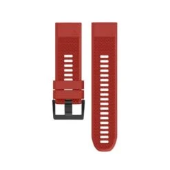 Bracelet Silicone ROUGE Quick Fit 26mm Pour DESCENT MK1 / FENIX 5X - Garmin