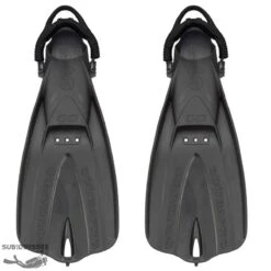 GO VOYAGE Palme Réglable Noire - Scubapro