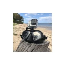 GP1 Masque Silicone Noir Avec Support Gopro - Beuchat -Bagages - Autres Sacs Magasin gp1 masque silicone noir avec support gopro beuchat 3