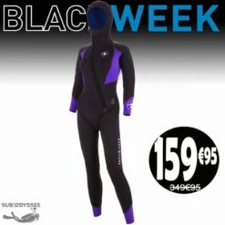 HUDSON Femme 7mm Combinaison Plongée - Aqualung - BLACK FRIDAY