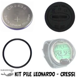 Kit Pile + Joint + Capot Pour Ordinateur LEONARDO - Cressi