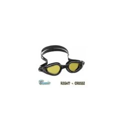 Lunettes Natation RIGHT Noir Miroir - Cressi