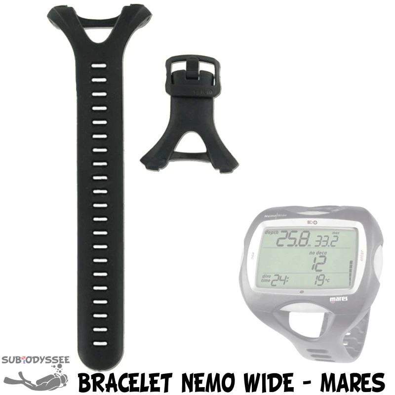 Bracelet NEMO WIDE 1 & 2 - Mares 1 Bracelet NEMO WIDE 1 & 2 - Mares