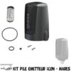Kit Pile EMETTEUR ICON HD (pile + Joint + 2 Vis Capot + 1 Capot) - Mares