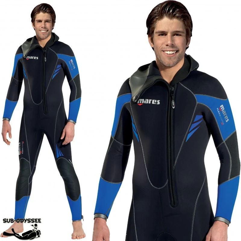 FLEXA WARM 7mm Monopièce Avec Cagoule Homme - Mares 1 FLEXA WARM 7mm Monopièce Avec Cagoule Homme - Mares