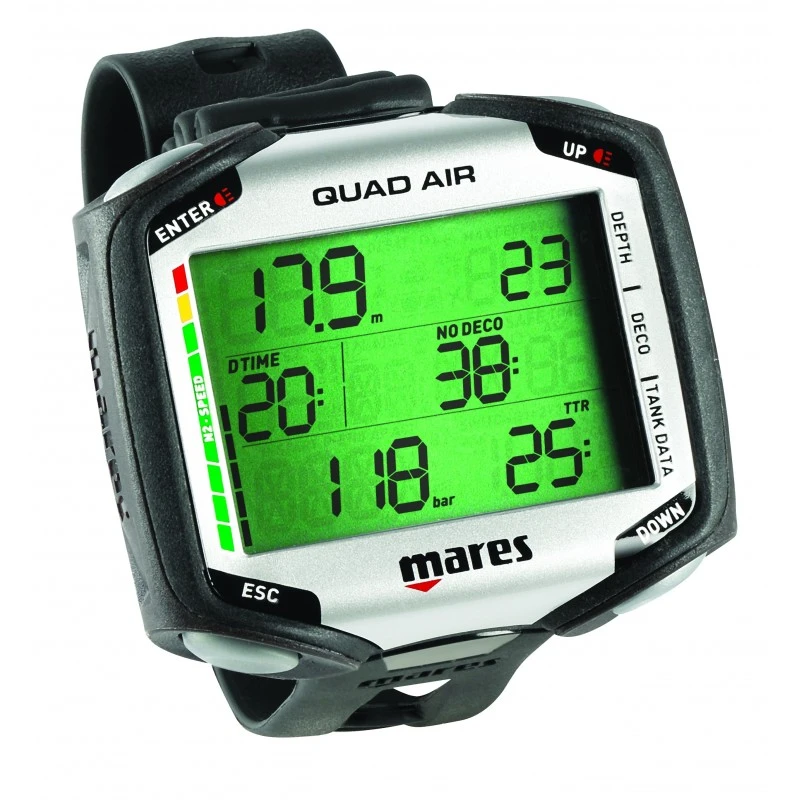 QUAD AIR Ordinateur Plongée (+ Emetteur En Option) - Mares 1 QUAD AIR Ordinateur Plongée (+ Emetteur En Option) - Mares