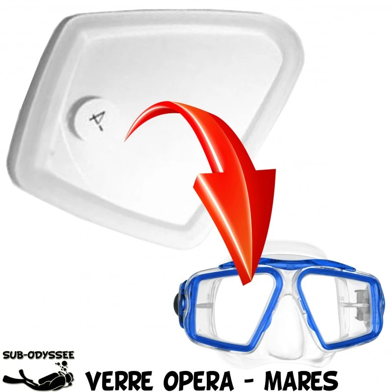 Mares Verre Correcteur OPERA Négatif (-1.0 à -7.0) 1 Mares Verre Correcteur OPERA Négatif (-1.0 à -7.0)