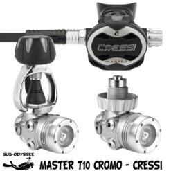 MASTER T10-SC CROMO Détendeur Plongée Hypercompensé - Cressi