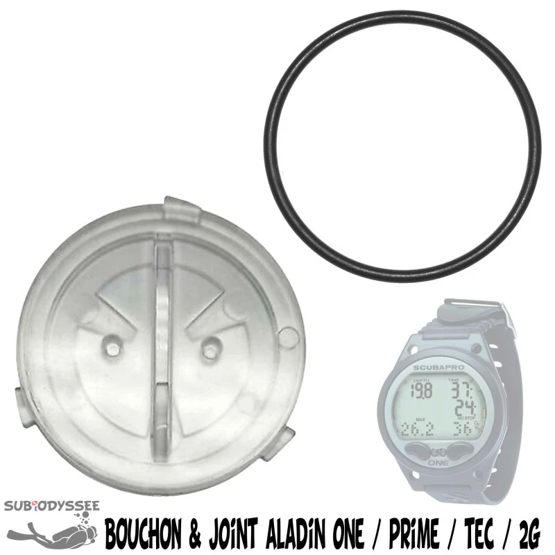 Porte Du Compartiment Pile Pour ALADIN ONE / PRIME / TEC / 2G / 3G Avec Joint D'étanchéité - Scubapro 1 Porte Du Compartiment Pile Pour ALADIN ONE / PRIME / TEC / 2G / 3G Avec Joint D'étanchéité - Scubapro