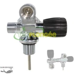 Robinet 1 Sortie Modulaire Corps DROIT 300 Bars Air M25x200