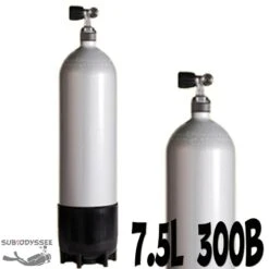 Bouteille 7.5 Litres 300 Bars Acier 1 Sortie - ROTH