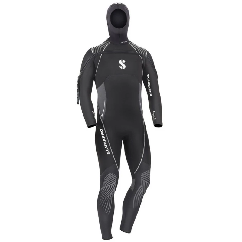 DEFINITION Front Zip Homme Monopièce 7mm Avec Cagoule - Scubapro 2 DEFINITION Front Zip Homme Monopièce 7mm Avec Cagoule - Scubapro – Image 2