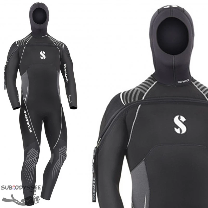 DEFINITION Front Zip Homme Monopièce 7mm Avec Cagoule - Scubapro 1 DEFINITION Front Zip Homme Monopièce 7mm Avec Cagoule - Scubapro