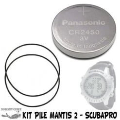 Kit Pile Pour Ordinateur MANTIS 2 Avec Joints - SCUBAPRO