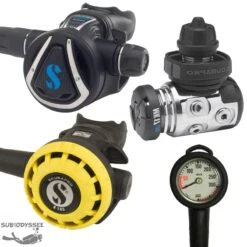 Pack Détendeur MK17 EVO C370 + Octopus R195 + Manomètre Compact - Scubapro
