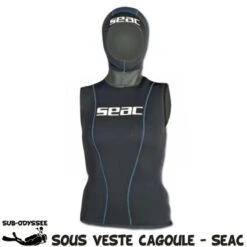 Gilet Sous-Veste A Cagoule Attenante 3,5 Mm Femme - Seac