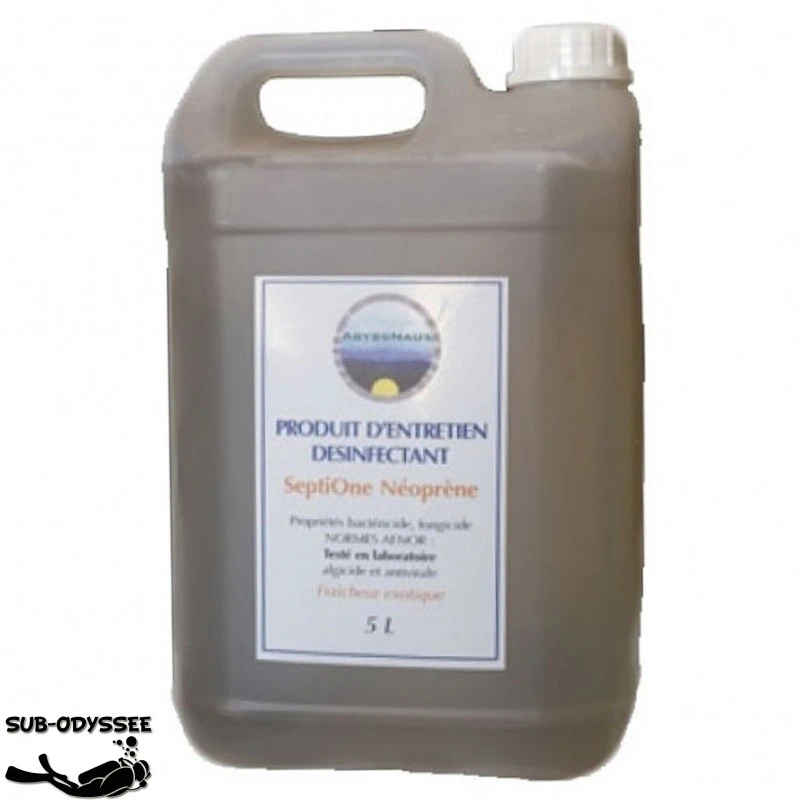 SEPTIONE Désinfectant Néoprène PRO 5 Litres - Abyssnaut 1 SEPTIONE Désinfectant Néoprène PRO 5 Litres - Abyssnaut