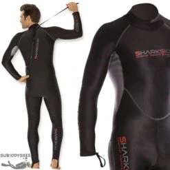 CHILLPROOF FULL SUIT Homme Monopièce Zip Dorsal - SHARKSKIN