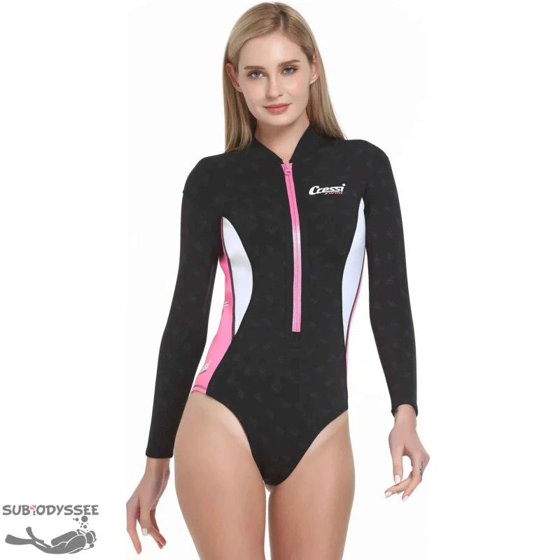 TERMICO Manches Longues Maillot Bain Femme Néoprène 2mm - Cressi 3 TERMICO Manches Longues Maillot Bain Femme Néoprène 2mm - Cressi – Image 3