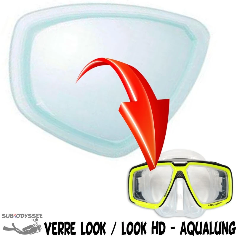 Verre Correcteur LOOK1 & LOOK HD Négatif (-1.0 à -10.0) - Aqualung 1 Verre Correcteur LOOK1 & LOOK HD Négatif (-1.0 à -10.0) - Aqualung
